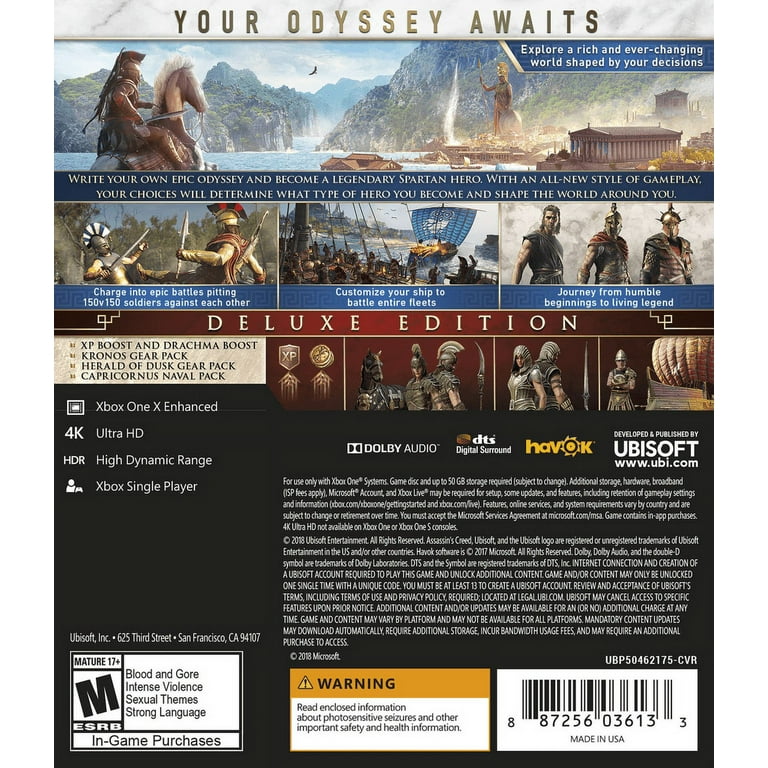  Assassin's Creed Odyssey Deluxe Edition - PlayStation