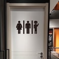 thumbnail image 2 of Letreros Decorativos para Baños para Hombre y Mujer - Letreros para Baños Modernos para Hombre y Mujer - Letreros para Puertas de Baños - Letreros para Baños Profesionales - Señalización para Baños JAMW Sencillez, 2 of 5
