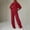 Wine, variant on Sets For Women 2 Piece Track Suit Set Loose Fit Soft Breathable Fall Casual Wear Wine XL
