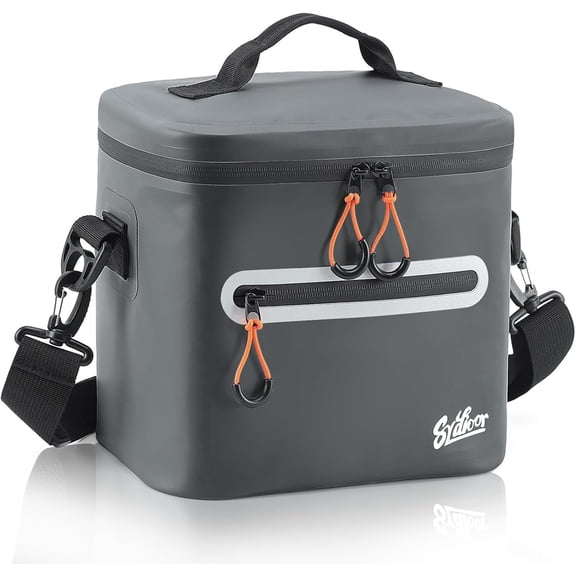 Soft-Sided Cooler Bag, 7/16/30 Can Insulated Lunch Box, , Leak-Proof, Portable Lunch Bag for Work, Beach, Drink, Travel, Camping, Picnic
