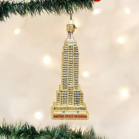 - Old World Christmas Empire State Building Glass Blown Ornament