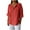 Red, variant on LLYwey Linen V-Neck 3/4 Sleeve Blouses & Tops Women’s Plus Size Dressy Casual Button-Up Shirts, Style-1, Green-a, XXL