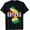 Black, variant on Guyana Map Pride Guyanese Flag T-Shirt