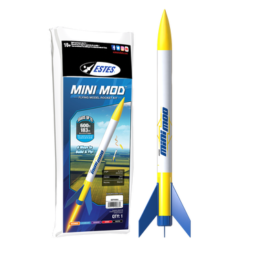 ESTES 663 Mini Mod™Rocket-Building Kit, Advanced Flying-Rocket-Model Kit for Ages 10 