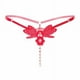 thumbnail image 1 of Tangas con bordado de mariposas, bragas de perlas sintéticas huecas, lencería y ropa interior sexy para mujer, 1 of 5