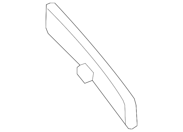 Genuine OE Mercedes-Benz Reflector - 222-820-08-74