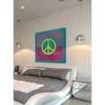 thumbnail image 6 of Marmont Hill "Peace Sign Quilt II" Painting Print on Canvas, 6 of 7