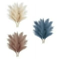 thumbnail image 5 of HESHENG 6PCS Faux Pampas Grass 18" Tall Decor, Small Pompous Artificial Dried Pompas Grass, Fake Pampas Floral , Artificial Flowers Vase Filler, Home Wedding Boho Decor, Brown, 5 of 10