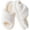 White, variant on Womens Slippers Fluffy Slippers Ultra Soft Open Toe Fuzzy House Slippers Plush Fur Slippers Memory Foam Slippers for Womens Thick Sole
