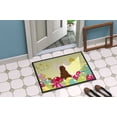 thumbnail image 2 of Easter Eggs Chinese Crested Cream Door Mat, 2 of 2
