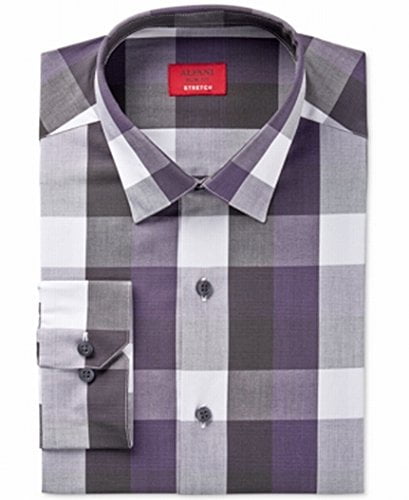 alfani slim fit stretch dress shirt