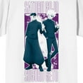 thumbnail image 2 of Jujutsu Kaisen Gojo & Geto Character Art Adult White Crew Neck Short Sleeve T-shirt-XS, 2 of 5