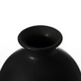 thumbnail image 3 of Modern Inkwelll Bottle Shaped Ceramic Table Vase Flower Holder, Black Set of 2, 3 of 7