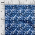 thumbnail image 2 of oneOone Cotton Poplin Medium Blue Fabric Abstract Sewing Craft Projects Fabric Prints By Yard 56 Inch Wide, 2 of 4