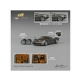 thumbnail image 4 of Pagani Huayra Codalunga Gunmetal Gray Metallic with Sunroof and Extra Wheels 1/64 Diecast Model Car by CM Model, 4 of 6