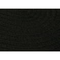 thumbnail image 2 of WL05R072X108 Bristol - Black 6x9 Rug, 75% Polypropylene/25% Wool - Oval., 2 of 2