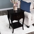 thumbnail image 2 of Butler Specialty Company Rochelle 1 Drawer Wood Nightstand - Brown, 2 of 11