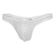 thumbnail image 4 of 2x Bolsa De Rayas De Malla Transparente Para Hombres Sexy Tanga Breve Ropa Interior Con Espalda En T XL Blanco SM SunniMix Calzoncillos de malla transparente, 4 of 8