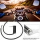thumbnail image 3 of Interruptor De Un Solo Botón Para Manillar De Motocicleta Con Luz LED, Control De Arranque En ángulo De Apagado, Aluminio Duradero, Resistente Al Agua, Azul, 3 of 7