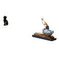 thumbnail image 1 of Figura de escritorio,Estatua de gato,linda estantería,escritorio,decoración del hogar,estatua de bailarina de ballet,Estatua de bailarina de ballet,figura de bailarina,Escultura de resina, 1 of 8