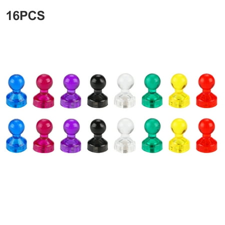 

16pcs Heavy Duty For Refrigerator Magnetic Push Pin Cones Portable School Office