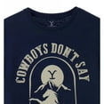 thumbnail image 2 of Yellowstone T-Shirt pour Hommes Cowboys Ne Dit Pas Adieu, 2 of 4