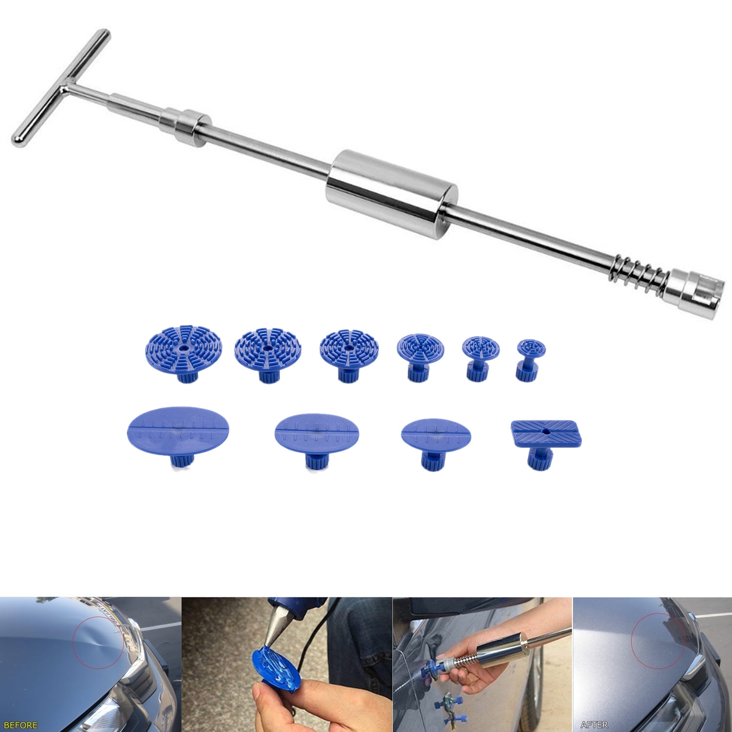 Car Body Paintless Dent Repair Tools PDR Puller Hail Removal Glue Pulling Tabs 