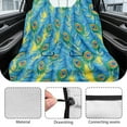 thumbnail image 6 of Drydeepin Peacock Feather Car Back Seat Cover, Rear Bench Seat Towel Cover for Truck SUV Van Sedan, Saddle Blanket After Gym Workout Hiking, Car Accessories, 6 of 7