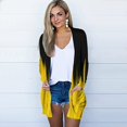 thumbnail image 6 of DOPI Fashion Women's Casual Loose Button Printed Long Sleeve Pocket Long Cardigan, 6 of 6