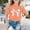 Orange, variant on Girls Tees Squid Theme Printed Children's Fashion Loose T Shirt