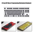 thumbnail image 4 of Teclado mecánico RGB para teclado programable Flesports MK870 (blanco), 4 of 9