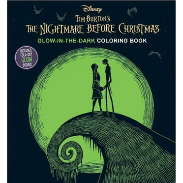 EDITORS OF THUNDER BAY PR: Disney Tim Burton's the Nightmare Before Christmas Glow-In-the-Dark Coloring Book (Paperback)