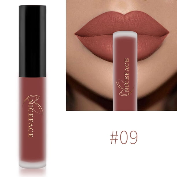 Niceface lipstick 25 colores impermeable mate lipstick líquido lipstick impermeable cosmético duradero lipstick cosmético