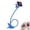 Blue, variant on Whyan Cell Phone Holder Gooseneck Mount Universal Lazy Bracket Flexible Long Arm Clamp Clip 360 Adjustable Flexible Grip Desktop Mobile Phone Stand Purple
