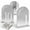 Silver, variant on Framokoko Double-sided Letters 5"x7" Mirrored Arched Table Numbers 1-10 with Stands, Acrylic Wedding Table Numbers Centerpiece Decor for Wedding Reception Party Restaurant (Silver 1-10)