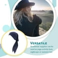 thumbnail image 3 of Foulard pour Femmes Mode Pré-Noué Pratique Polyvalent Respirant Confortable Accessoire Cheveux Marine, 3 of 6