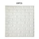 thumbnail image 1 of Papel tapiz 3D Etiqueta de pared de ladrillo Espuma TV Calcomanía de fondo Autoadhesivo Peel adhesivo, 10 piezas, Blanco sidaley HA002452-17, 1 of 6