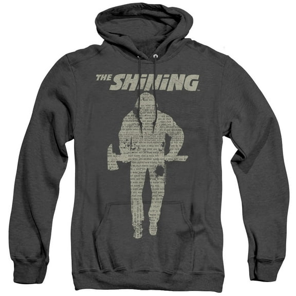 The Shining Dull Boy Unisex Adult Pull-Over Heather Hoodie (Medium) Black