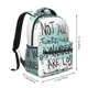 thumbnail image 2 of Disketp Not All Who Wander Are Lost1 Mochila Estampada para Hombre y Mujer – Mochila Ligera Clásica con Múltiples Bolsillos para Universidad, Trabajo y Viajes-One Size, 2 of 5