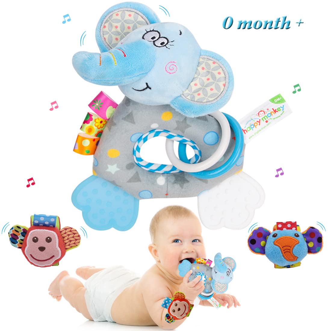 Toddler, Baby Toys, Infant Animal Newborn Toy, for Ages 0 3 6 9 12