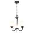 thumbnail image 2 of 9803-MB-Millennium Lighting-Ivey Lake - 3 Light Chandelier-15.5 Inches Tall and 15 Inches Wide-Matte Black Finish    -Traditional Installation, 2 of 5