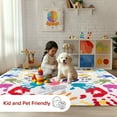 thumbnail image 6 of nuLOOM Pinkie Handprint Kids Area Rug, 8' x 10', Pinkie Multicolor, 6 of 10