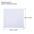 thumbnail image 2 of Uxcell 14 Count 20x20" Cross Stitch Cloth Embroidery Cotton Fabric, White, 2 of 5