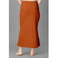 thumbnail image 3 of Trendmalls Lycra Spendex Saree Shapewear Petticoat for Women-P01-Dark Orange, 3 of 6