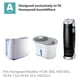 thumbnail image 5 of Filtro absorbente de repuesto Honeywell A para humidificador, paquete de 2, 5 of 6