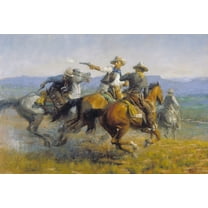 Desperate Ride by Andy Thomas - Canvas Giclee Limited Edition Signed & Numbered 250 20x30 - Fine Western Art - 1 Unit per pack