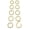 Gold, variant on 10PCS 18G Surgical Steel Hinged Clicker Segment Nose Rings Hoops Septum Lip Ring Hoop Cartilage Tragus Helix Sleeper Earrings Piercing Jewelry for Women Men 6mm 7mm 8mm 9mm 10mm
