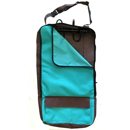 AJ Tack Deluxe Bridle Bag with Hooks Turquoise