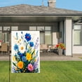 thumbnail image 3 of Amhnf Linen Garden Flag With Colorful Wildflowers For Home Outdoor Garden Yard Decor 12x18 inch, 3 of 5