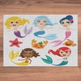 thumbnail image 6 of Ambesonne Underwater Jigsaw Puzzle, Mermaids Sea Friends, Heirloom-Quality Fun Activity for Family Durable Cardboard, 1000 pcs, Multicolor, 6 of 6
